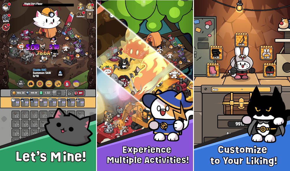 Cat Mine: Galaxy Adventure เปิดให้บริการบนสโตร์ไทยแล้ว 5 Cat Mine