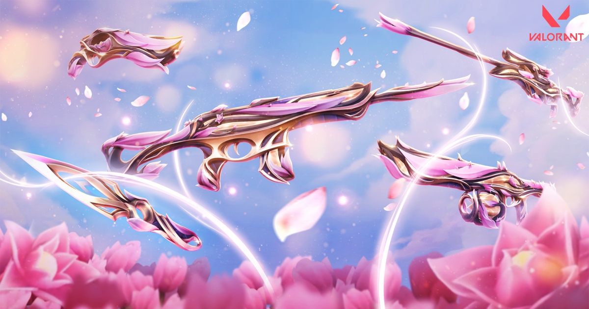 ให้มันเป็นสีชมพู! VALORANT เปิดตัว MYSTBLOOM ไลน์สกินใหม่แรงบันดาลใจจากดอกซากุระ