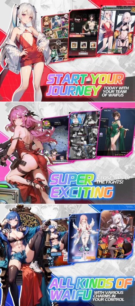 Waifu Zone:Combat เปิดให้บริการบนสโตร์ไทยแล้ว 3 Waifu Zone