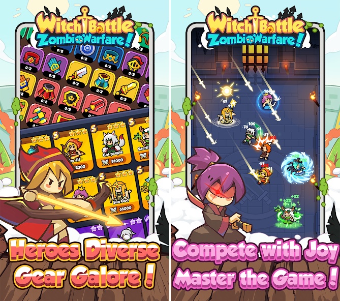 Witch Battle: Zombie Warfare เปิดให้บริการบนสโตร์ไทยแล้ว 3 Witch Battle