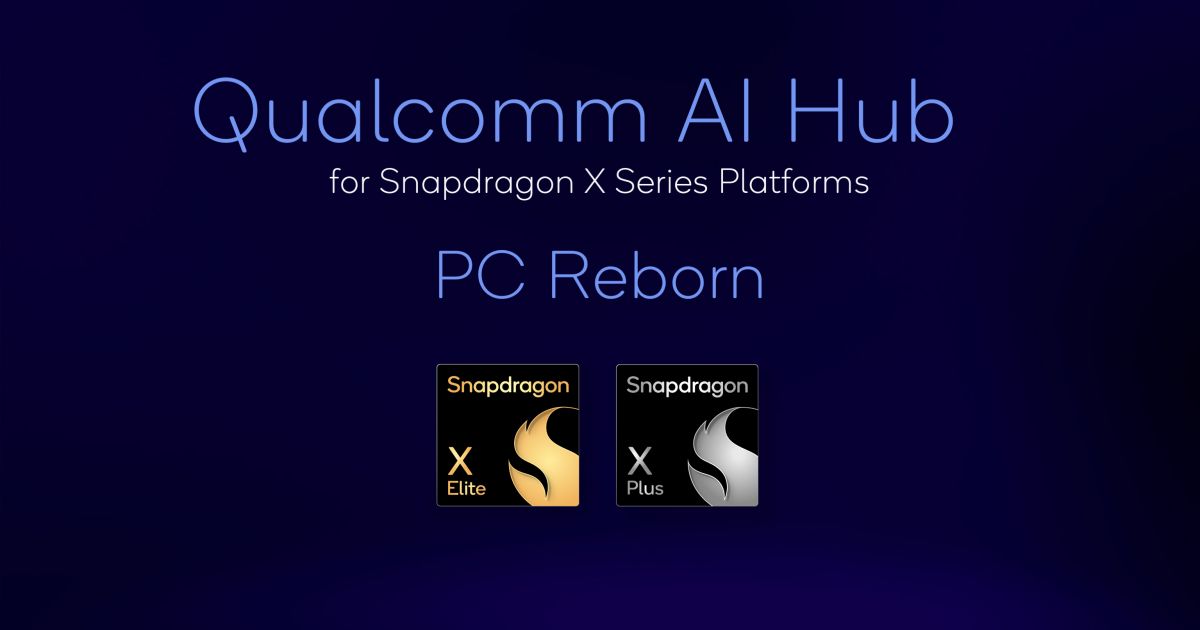 Qualcomm AI Hub ขยายสู่แอปพลิเคชัน AI บนอุปกรณ์สำหรับพีซีที่ใช้ชิปSnapdragon 1 Qualcomm AI Hub ขยายสู่แอปพลิเคชัน AI บนอุปกรณ์สำหรับพีซีที่ใช้ชิปSnapdragon