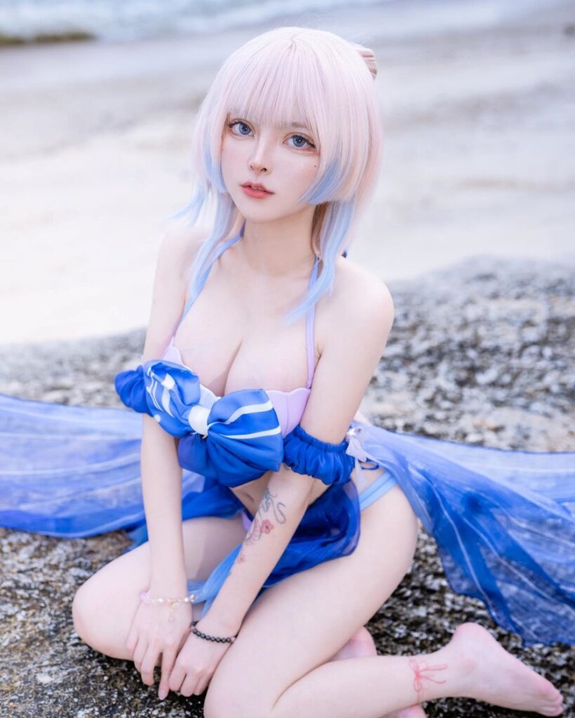 คอสเพลย์ Kokomi ที่สวย ขาว เซ็กซี่ โดนใจ 2 คอสเพลย์ Kokomi ที่สวย ขาว เซ็กซี่ โดนใจ