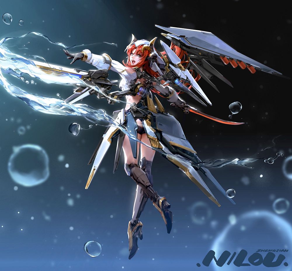 แฟนอาร์ต Nilou จาก Genshin Impact สกินจักรกล 2 แฟนอาร์ต Nilou จาก Genshin Impact สกินจักรกล