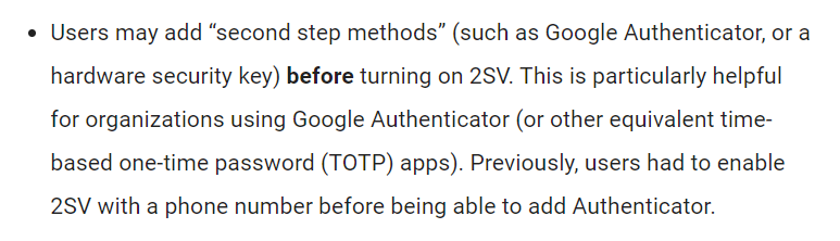 Google ปรับรูปแบบการเปิดใช้งาน 2FA สำหรับบัญชีใช้งาน 2 Google ปรับรูปแบบการเปิดใช้งาน 2FA สำหรับบัญชีใช้งาน