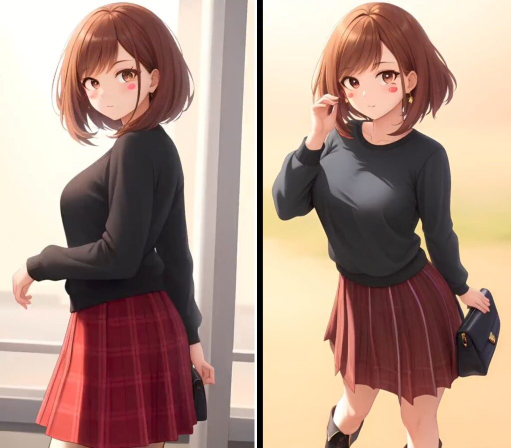 แฟนอาร์ต Ochako จาก My Hero Academia เวอร์ชั่น AI วาด