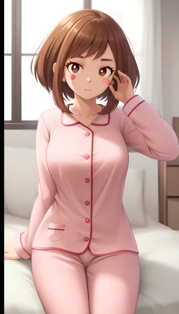 แฟนอาร์ต Ochako จาก My Hero Academia เวอร์ชั่น AI วาด