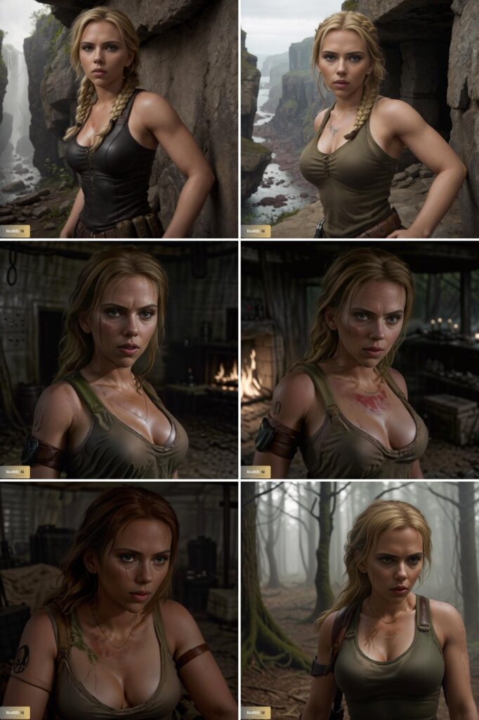 แฟนอาร์ต Scarlett Johansson มารับบท Lala Croft 2 แฟนอาร์ต Scarlett Johansson มารับบท Lala Croft