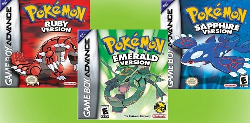 15 เกมยอดเยี่ยมในอดีตของเครื่อง Gameboy Advance 6 Pokemon Ruby / Sapphire / Emerald