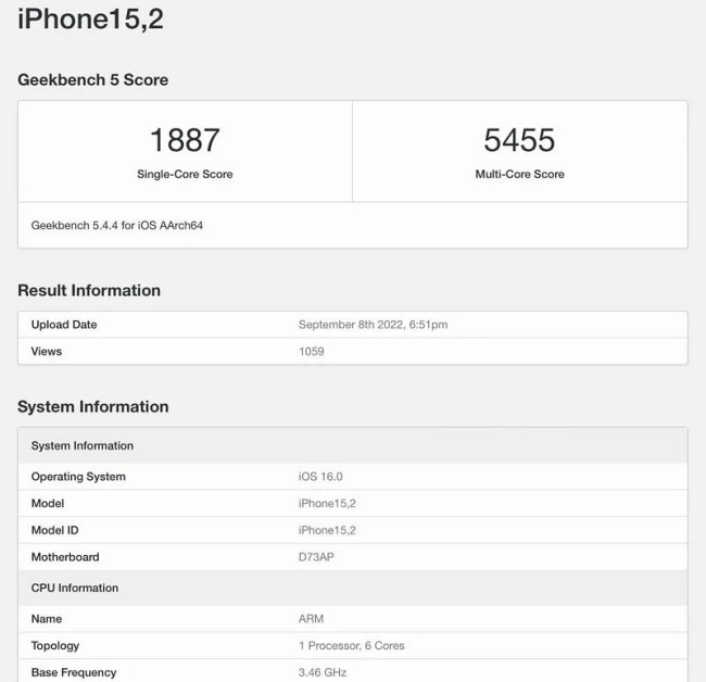 เผยผลทดสอบ A16 Bionic แรงขึ้นกว่าเดิมเพียง 17 เปอร์เซ็นต์ 2 เผยผลทดสอบ A16 Bionic แรงขึ้นกว่าเดิมเพียง 17 เปอร์เซ็นต์