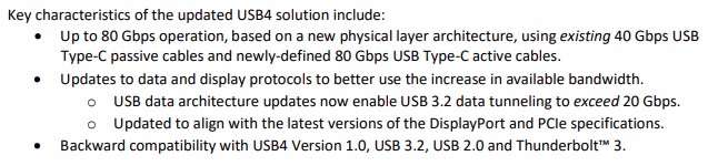 เตรียมพบมาตรฐาน USB 4 Version 2.0 รองรับความเร็ว 80Gbps 2 เตรียมพบมาตรฐาน USB 4 Version 2.0 รองรับความเร็ว 80Gbps