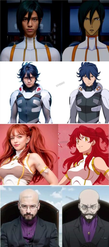 แฟนอาร์ต 'เมื่อ Gundam OO ถูกแสดงโดยคนจริง' ฝีมือ AI 3 แฟนอาร์ต 'เมื่อ Gundam OO ถูกแสดงโดยคนจริง' ฝีมือ AI