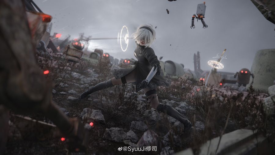 คอสเพลย์ 2B จาก NieR: Automata ที่อลังการแบบจัดเต็ม 4 คอสเพลย์ 2B จาก NieR: Automata ที่อลังการแบบจัดเต็ม