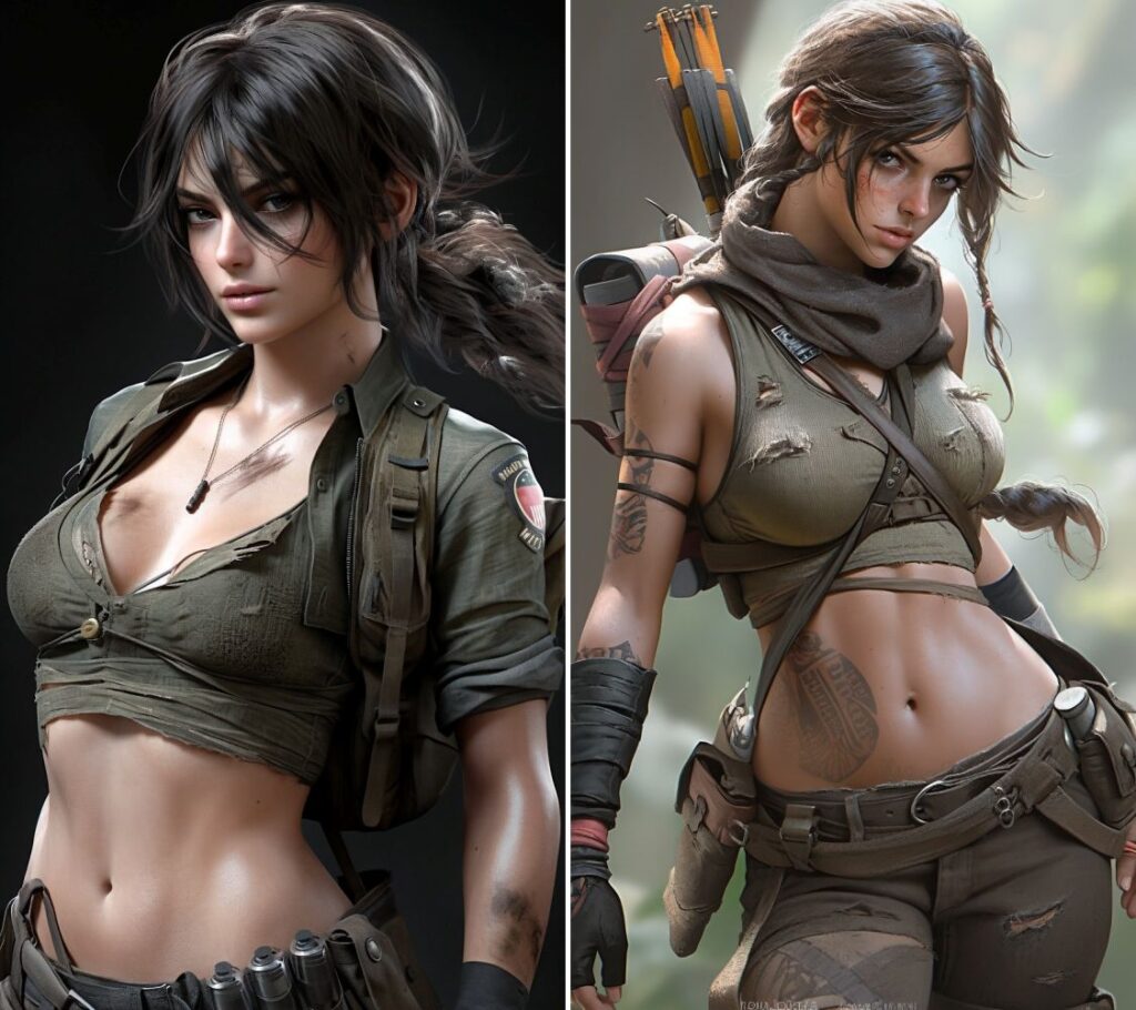 แฟนอาร์ต Lala Croft จาก Tomb Raider ฝีมือ AI 5 แฟนอาร์ต Lala Croft จาก Tomb Raider ฝีมือ AI