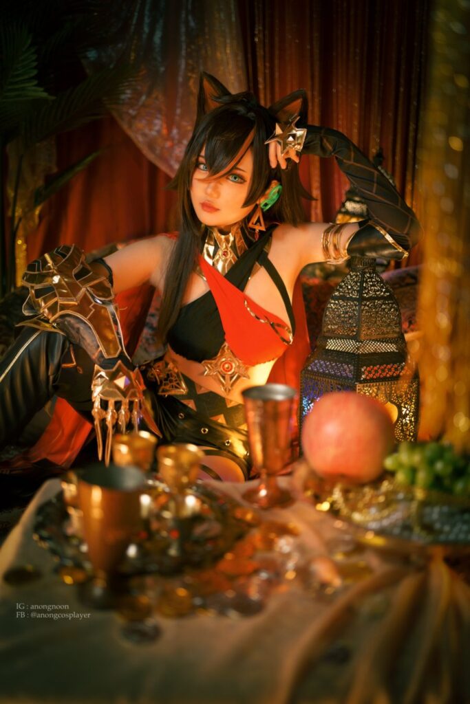 คุณนุ่นจัดให้! แปลงโฉมเป็น Dehya จาก Genshin Impact สุดแซ่บ