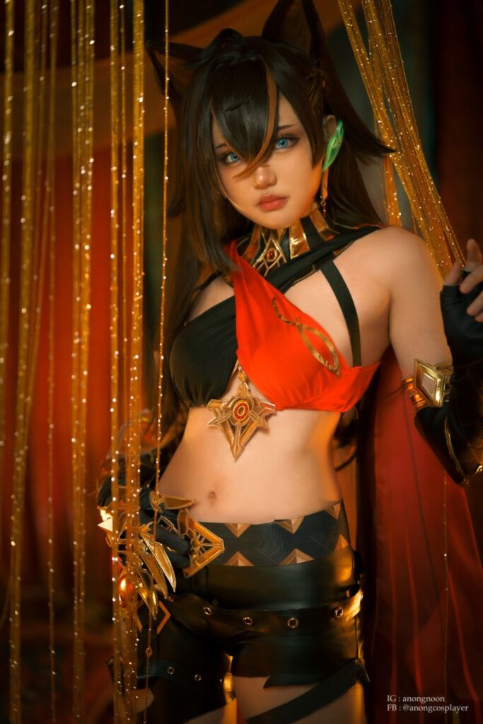 คุณนุ่นจัดให้! แปลงโฉมเป็น Dehya จาก Genshin Impact สุดแซ่บ