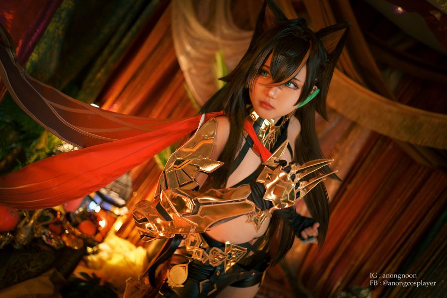คุณนุ่นจัดให้! แปลงโฉมเป็น Dehya จาก Genshin Impact สุดแซ่บ