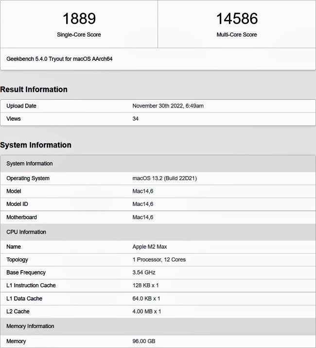 เผยผลทดสอบ M2 Max แรงขึ้นจากรุ่นก่อนไม่มากอย่างที่คาด 2 เผยผลทดสอบ M2 Max แรงขึ้นจากรุ่นก่อนไม่มากอย่างที่คาด
