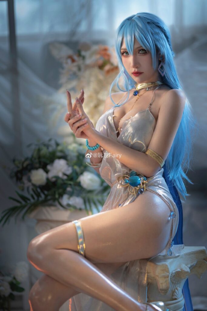 คอสเพลย์ Helm จาก NIKKE ที่สวยแซ่บสะท้านใจ
