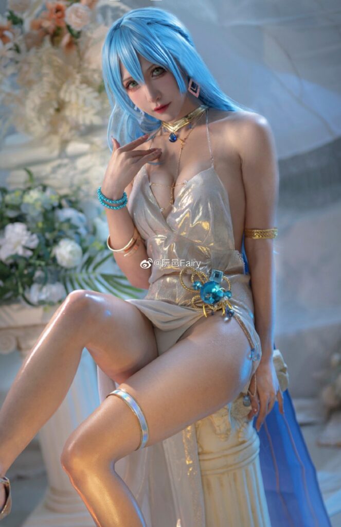 คอสเพลย์ Helm จาก NIKKE ที่สวยแซ่บสะท้านใจ