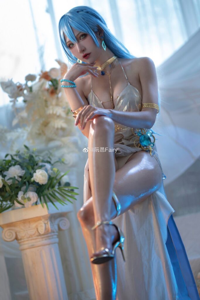คอสเพลย์ Helm จาก NIKKE ที่สวยแซ่บสะท้านใจ
