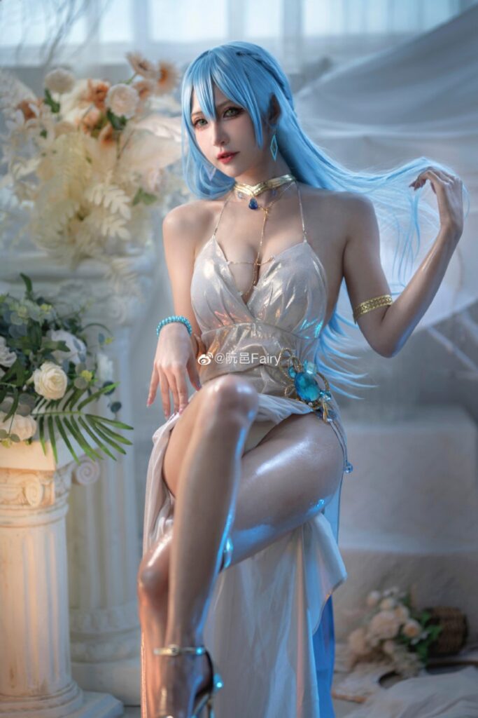 คอสเพลย์ Helm จาก NIKKE ที่สวยแซ่บสะท้านใจ