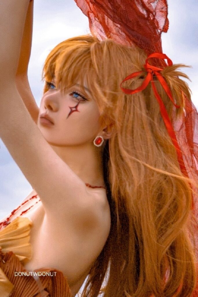 คอสเพลย์ Asuka จาก Evangelion ออกท่องเที่ยว 5 คอสเพลย์ Asuka จาก Evangelion ออกท่องเที่ยว