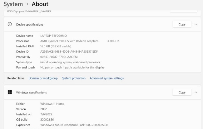 [รีวิว] ASUS ROG Zephyrus G14 AMD Ryzen 9 6900 + Radeon RX 6700S