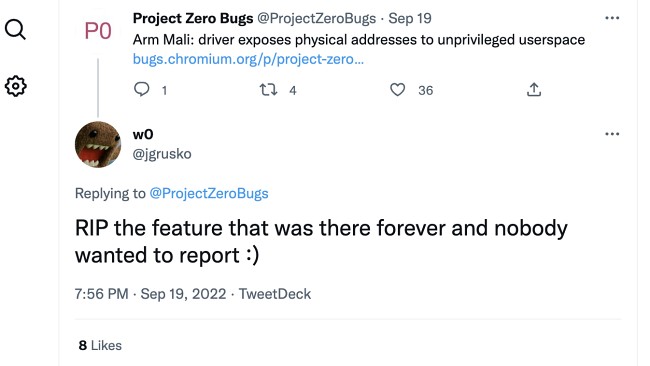 Project Zero ย้ำเตือนให้แบรนด์สมาร์ทโฟนออกอัปเดตแก้ไขช่องโหว่โดยด่วน