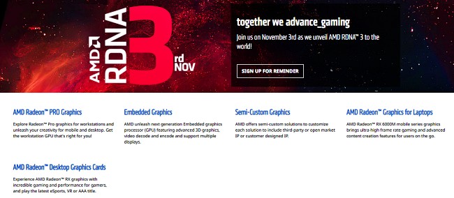 AMD เตรียมเผยข้อมูลชุดใหม่ของ RDNA วันที่ 3 พฤศจิกายนนี้ 2 AMD เตรียมเผยข้อมูลชุดใหม่ของ RDNA วันที่ 3 พฤศจิกายนนี้