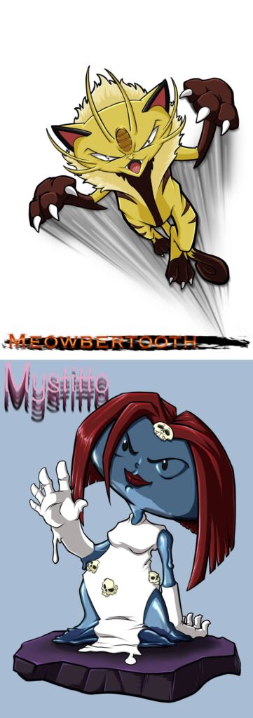 แฟนอาร์ตจับเอา Pokémon มาครอสโอเวอร์กับ X-Men 9 แฟนอาร์ตจับเอา Pokémon มาครอสโอเวอร์กับ X-Men