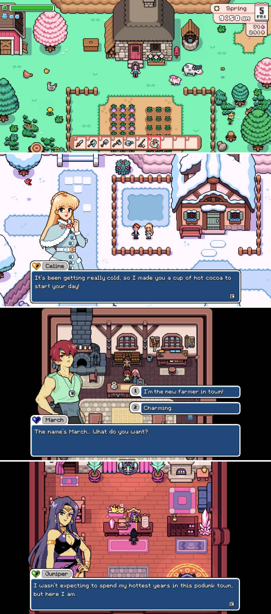 Fields of Mistria เกมทำฟาร์มภาพการ์ตูนสุดน่ารัก วางจำหน่าย Early Access บน Steam แล้ว