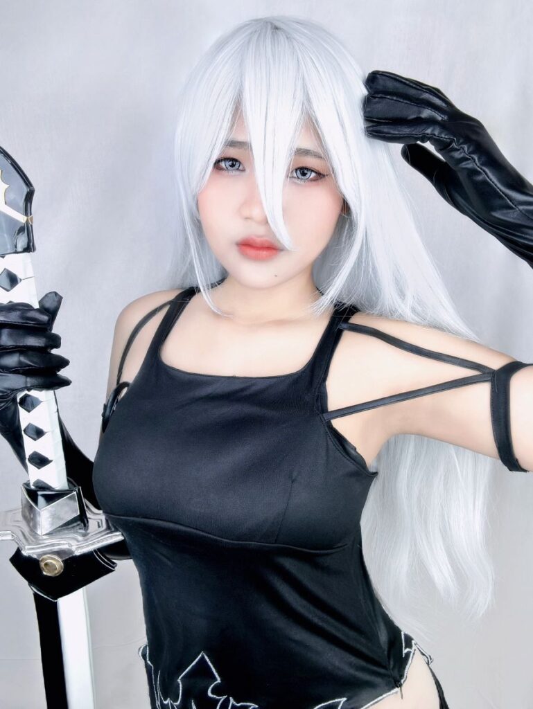 คอสเพลย์ A2 เวอร์ชั่นคุณฟ้า สวยงาม เซ็กซี่