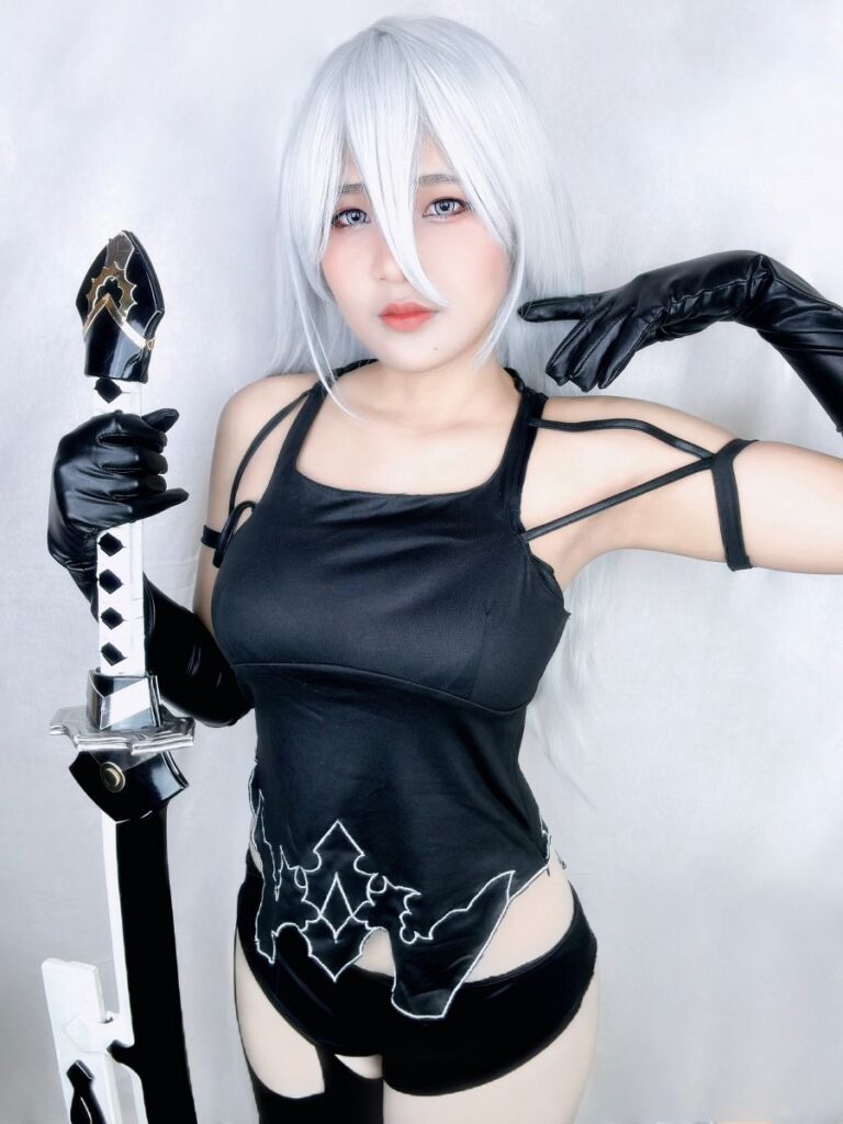 คอสเพลย์ A2 เวอร์ชั่นคุณฟ้า สวยงาม เซ็กซี่