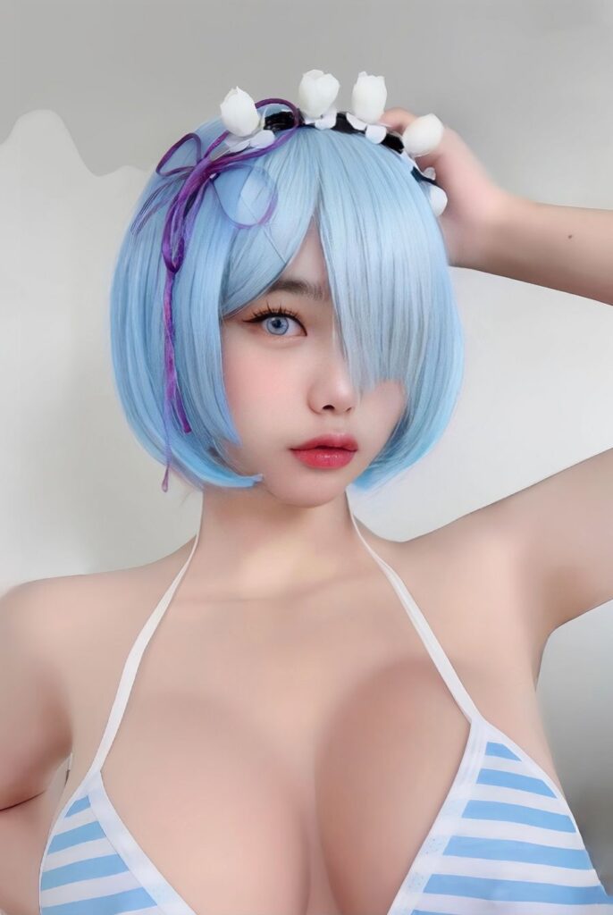 คุณซันซันจัดให้! คอสเพลย์ Rem เวอร์ชั่นชุดว่ายน้ำสุดเซ็กซี่ 4 คุณซันซันจัดให้! คอสเพลย์ Rem เวอร์ชั่นชุดว่ายน้ำสุดเซ็กซี่