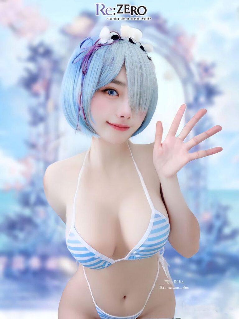 คุณซันซันจัดให้! คอสเพลย์ Rem เวอร์ชั่นชุดว่ายน้ำสุดเซ็กซี่ 5 คุณซันซันจัดให้! คอสเพลย์ Rem เวอร์ชั่นชุดว่ายน้ำสุดเซ็กซี่