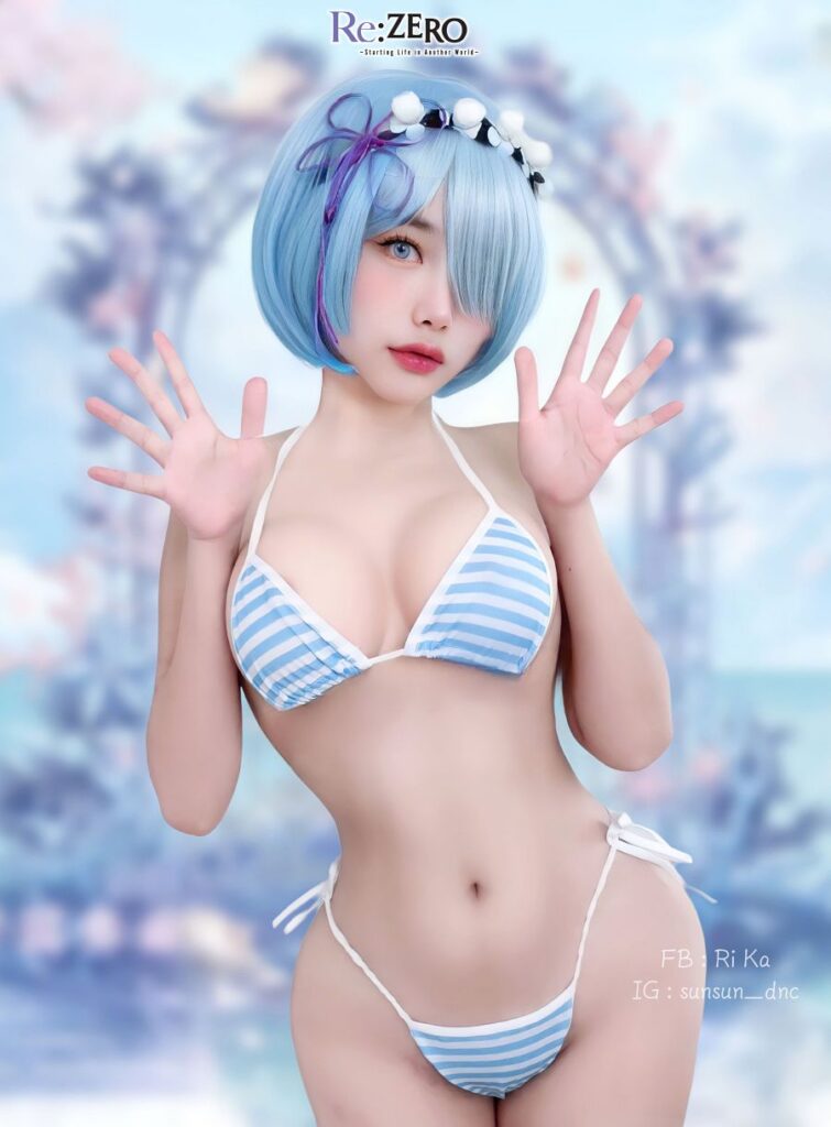คุณซันซันจัดให้! คอสเพลย์ Rem เวอร์ชั่นชุดว่ายน้ำสุดเซ็กซี่ 6 คุณซันซันจัดให้! คอสเพลย์ Rem เวอร์ชั่นชุดว่ายน้ำสุดเซ็กซี่