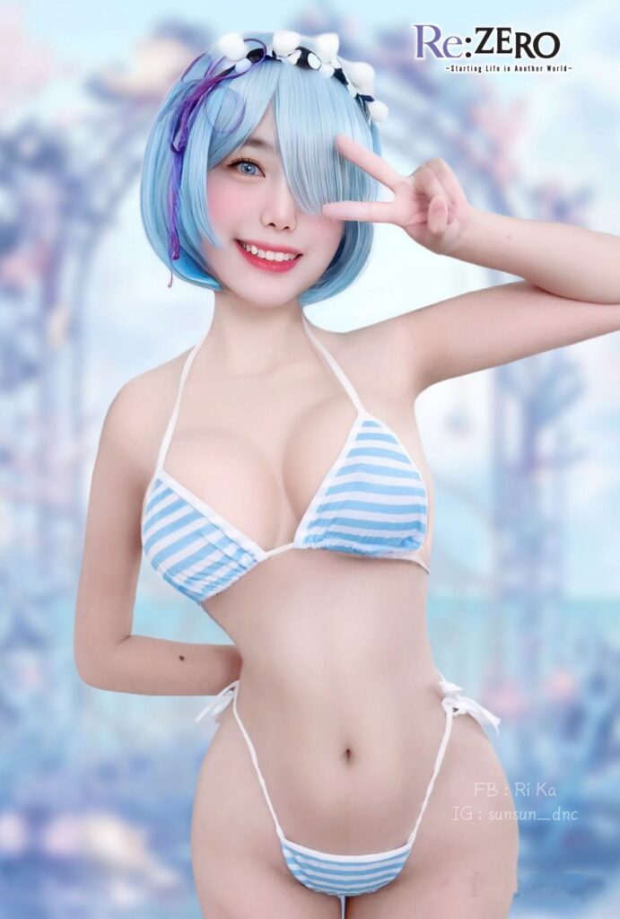 คุณซันซันจัดให้! คอสเพลย์ Rem เวอร์ชั่นชุดว่ายน้ำสุดเซ็กซี่ 8 คุณซันซันจัดให้! คอสเพลย์ Rem เวอร์ชั่นชุดว่ายน้ำสุดเซ็กซี่