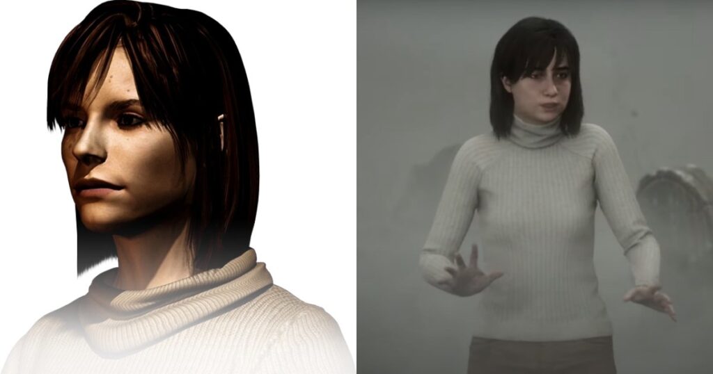 ถกประเด็น โมเดลใบหน้า Angela นางฟ้าสวรรค์เศร้าแห่ง Silent Hill 2 3 Silent Hill 2