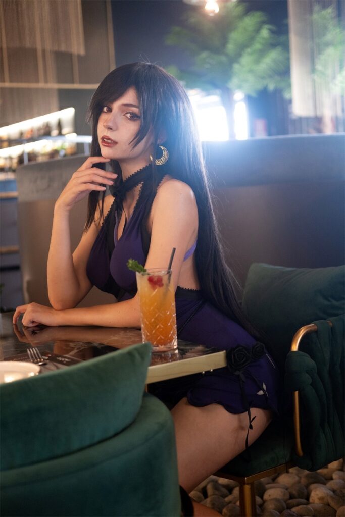 คอสเพลย์ Tifa จาก Final Fantasy VII สุดแจ่มจากสาวอิตาลี 7 Tifa Final Fantasy VII Cosplay by Himeecosplay