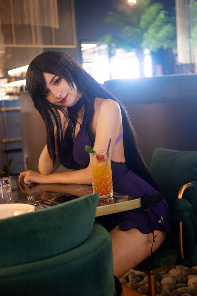 คอสเพลย์ Tifa จาก Final Fantasy VII สุดแจ่มจากสาวอิตาลี 8 Tifa Final Fantasy VII Cosplay by Himeecosplay