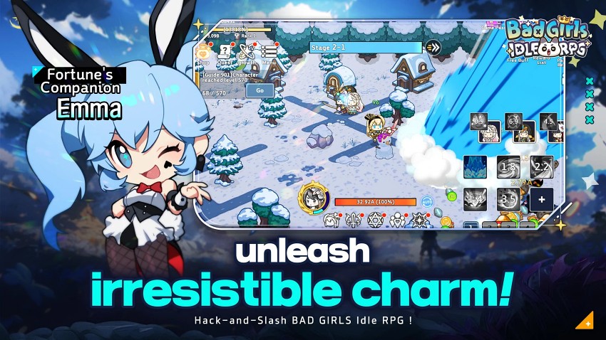 Bad Girls IDLE RPG เกมมือถือ Hack and Slash Idle RPG ตัวละครน่ารัก 5 Bad Girls IDLE RPG Pre Registration Announced