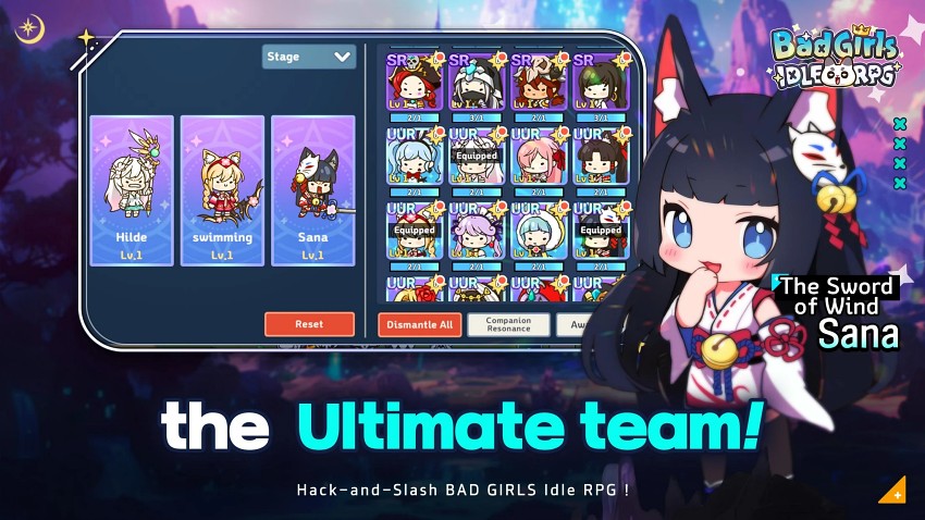 Bad Girls IDLE RPG เกมมือถือ Hack and Slash Idle RPG ตัวละครน่ารัก 6 Bad Girls IDLE RPG Pre Registration Announced