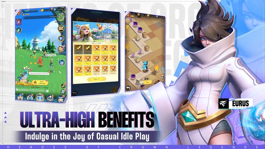 Heroes of Crown: Legends เปิดให้เล่นทั้ง iOS/Android แล้ว 9 Heroes of Crown: Legends Launches