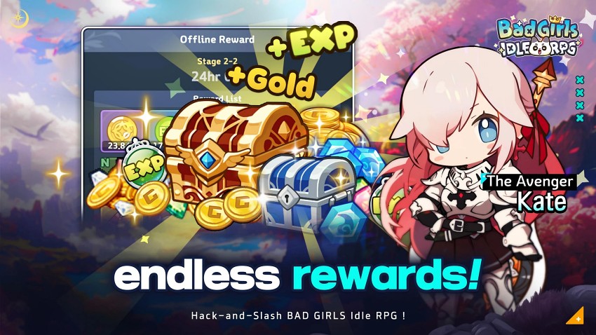 Bad Girls IDLE RPG เกมมือถือ Hack and Slash Idle RPG ตัวละครน่ารัก 8 Bad Girls IDLE RPG Pre Registration Announced