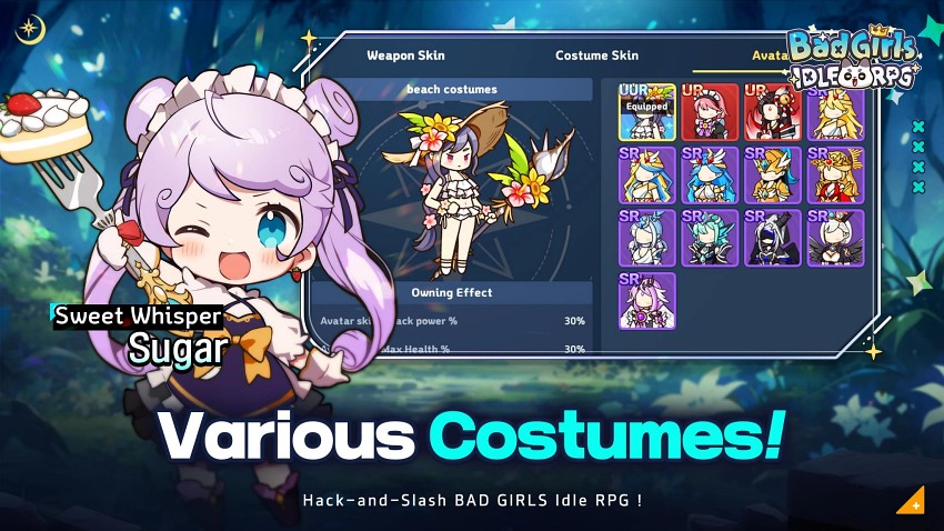Bad Girls IDLE RPG เกมมือถือ Hack and Slash Idle RPG ตัวละครน่ารัก 9 Bad Girls IDLE RPG Pre Registration Announced
