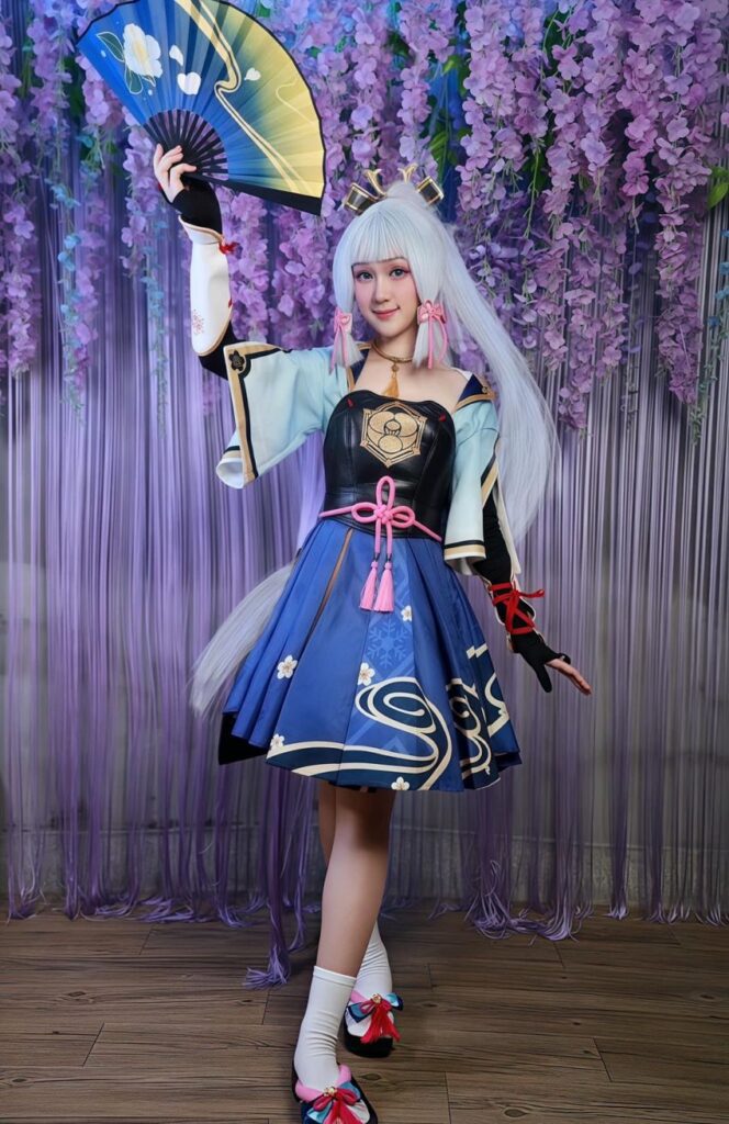 คุณโชแชงแปลงโฉมเป็น Ayaka จาก Genshin Impact ในลุคสุดเท่ 7 Ayaka Genshin Impact Cosplay by Shoshang