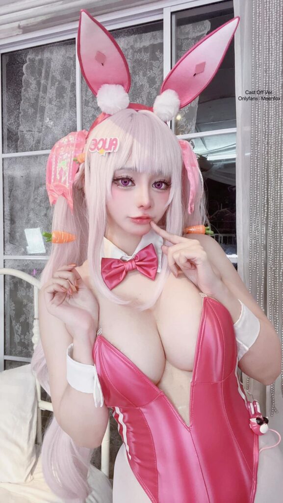 ผลงานแปลงโฉมเป็น Alice จาก GODDESS OF VICTORY: NIKKE ในเวอร์ชั่นบันนี่เกิร์ล 3 Alice GODDESS OF VICTORY: NIKKE Cosplay by Meenfox