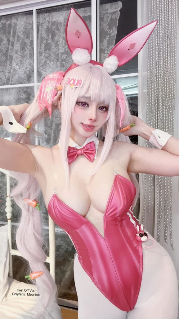 ผลงานแปลงโฉมเป็น Alice จาก GODDESS OF VICTORY: NIKKE ในเวอร์ชั่นบันนี่เกิร์ล 4 Alice GODDESS OF VICTORY: NIKKE Cosplay by Meenfox