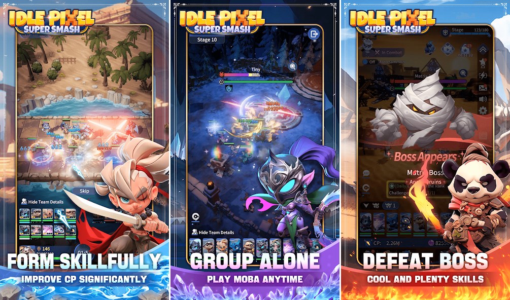 Idle Pixel: Super Smash เปิดทดสอบช่วง CBT บนสโตร์ต่างประเทศแล้ว 6 Idle Pixel