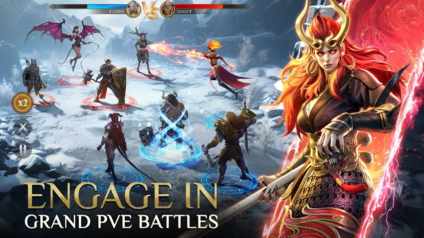 Bloodline: Idle Legends เกมมือถือ RPG สะสมตัวละครจัดทีมต่อสู้ท้าทายด่านที่มาพร้อมระบบ Idle 8 Bloodline: Idle Legends Launches